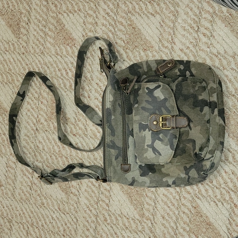 Camo Cross Body Bag